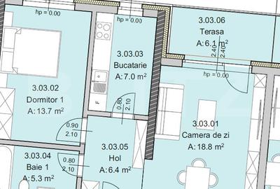 Apartament cu 2 camere semidecomandat în Semicentral