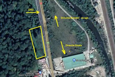 Sinaia - Plaza Mall | Teren 4000 mp | D: 116 m la DN1 | Intravilan | Proprietar - 1