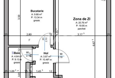 TVA inclus | Garsoniera decomandata in Pitesti | Zona Stadion - 1