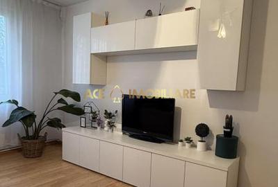 Apartament cu 3 camere decomandat, mobilat în Titan