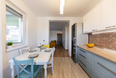 Apartament 3 cam, 76 mp + balcon, etaj 1,  Dumbravița, str. Rodiei,  Comision 0% - 9