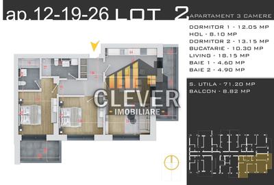 Apartament cu 3 camere decomandat în Theodor Pallady