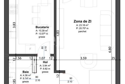 TVA inclus | Garsoniera decomandata in Pitesti | Zona Stadion - 4