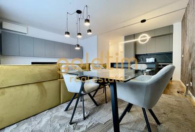Apartament cu 3 camere semidecomandat, mobilat în Băneasa