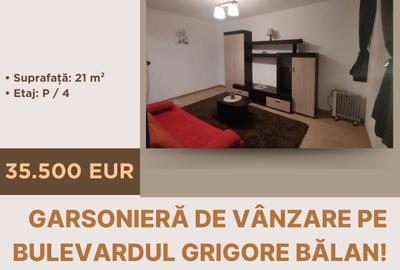 Garsonieră de vânzare pe bulevardul Grigore Bălan! - 1