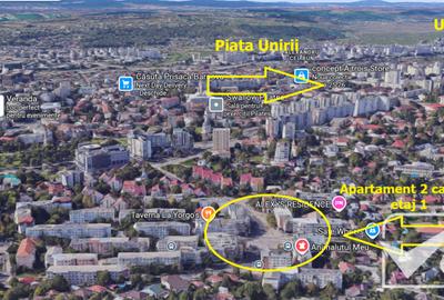 Central – Podul de Fier! Ap 2 CD, etaj 1, 73 mp, bloc din 1986 - 1