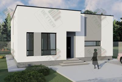 Casa Individuala  Parter - 3 Camere - 2 Bai - 8
