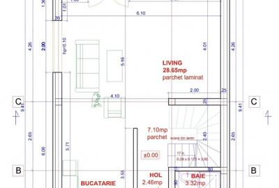 Casa individuala cu 4 camere -95 mp utili- Mosnita - 3
