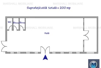 Spatiu industrial de inchiriat, zona Sud, 200 mp #8734 - 8