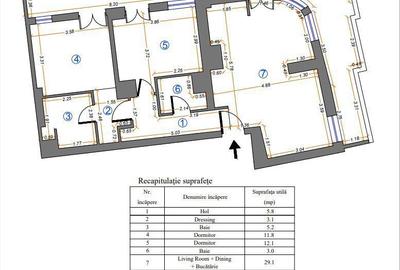 Apartament 3 camere de lux | Calea Victoriei - 14