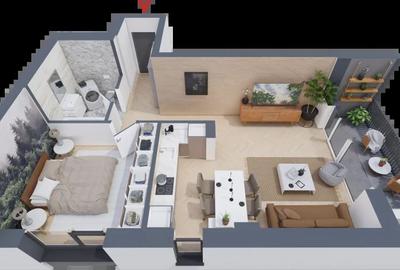 Apartament 2 camere, Nord One Torontal, cu 5000 sub prețul dezvoltatorului - 5
