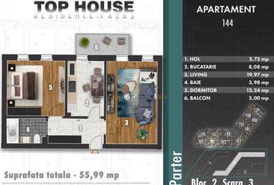 Apartament e camere de vanzare, finisaje noi, Bd. Metalurgiei - 6