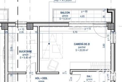 PALAS – Apartament 1 camera, incalzire pardoseala, balcon - 11