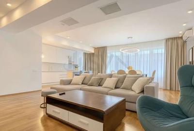 Apartament cu 3 camere semidecomandat, mobilat în Herăstrău