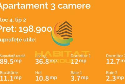 Apartament nou 3 camere la 15 min metrou Grigorescu cladire boutique - 10