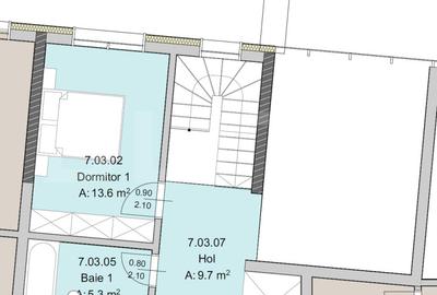 Apartament 2 camere 2 Bai, 2 Nivele, 71 mp, Terasa 16 mp, Imobil Nou - 3