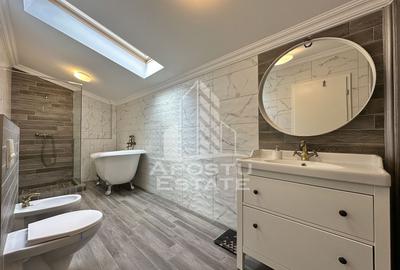 Penthouse 4 camere de vanzare, 2 bai complet mobilat si utilat - Giroc - 19
