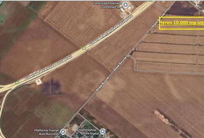 Teren intravilan, 10.000 mp, la 400 m de autostrada A0 - 1