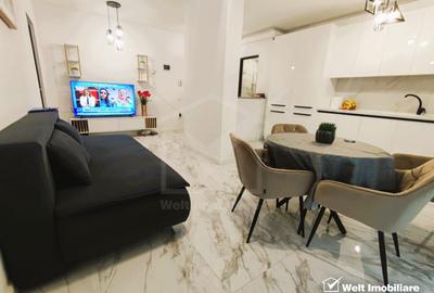 Apartament cu 2 camere semidecomandat, mobilat în Florești