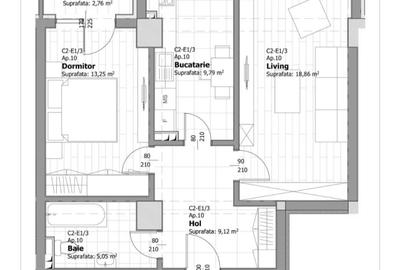 Apartament cu 2 camere, decomandat, finisaje moderne, - 6