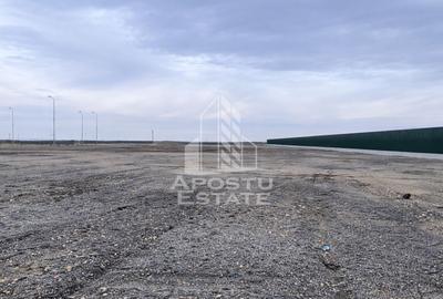 Teren de inchiriat 2500 mp | Platforma pietruita | Acces TIr | Depozit - 3