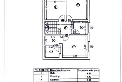 Vanzare casa 4 camere tip duplex Otopeni - Odaile, P+1+Pod, curte proprie ! - 55