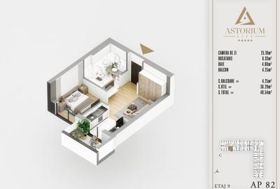 Garsonieră Premium în Ansamblu Rezidențial Nou | Finisaje de Lux | Comision 0% - 3