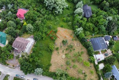 Teren 2037 mp, 17 ml deschidere, 28 euro/m2, vedere panoramica - 1