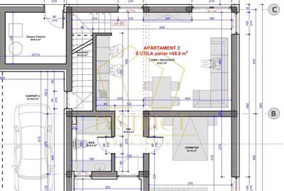 Duplex cu 4 camere, despărțit prin camera tehnica  | Mosnita Veche - 5