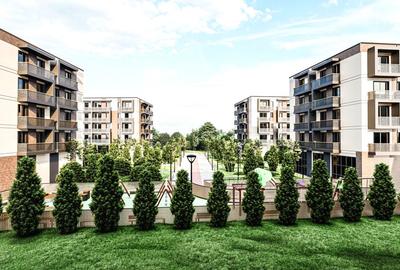 Apartament 1 camera, 41 mp, bloc nou Bucium - Visan, 63.000 euro - 1