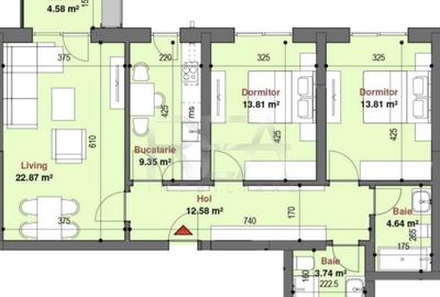 3 camere, 7/11, 85,38mp, 2 locuri parcare-Exigent Plaza-Faza 5 - 8
