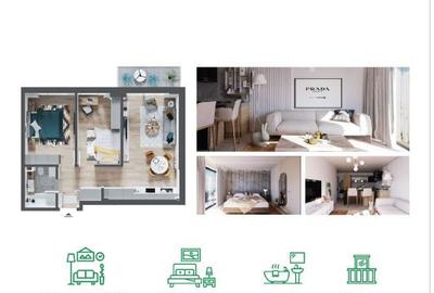 Apartament cu 3 camere nou tip Bonn de vanzare in Prima Arena - Oradea - 2