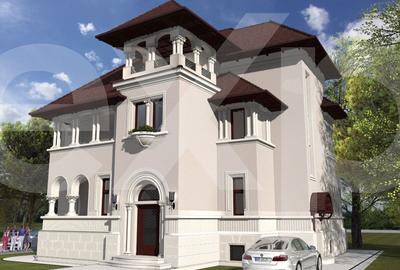 Vila cu arhitectura deosebila de vanzare- Primaverii- televiziune - 1