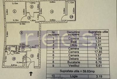VANZARE 3 CAMERE  SEMIDECOMANDAT DRISTOR - 9