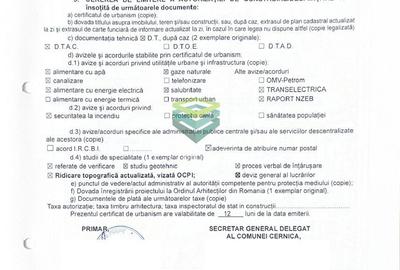 Teren Cernica - Oxigenului - Urbanism de construire -  2.211 mp - 9