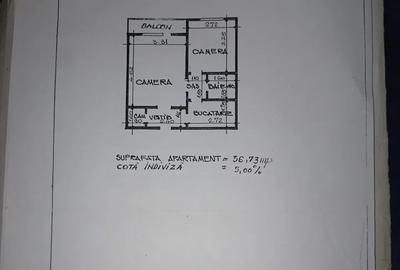 Apartament cu 2 camere, decomandat, etaj 1/4, zona Podu Ros - 1