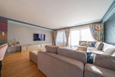 Apartament cu 4 camere semidecomandat, mobilat în Șoseaua Nordului