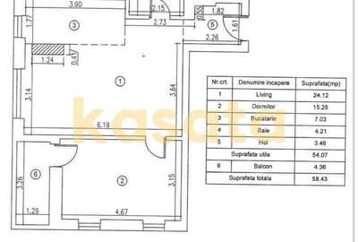 OPORTUNITATE | APARTAMENT 2 CAMERE | FLOREASCA | BLOC NOU - 6