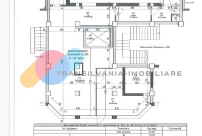 Spatiu de Inchiriat, 110 Mp, vitrina la strada, zona Piata Cipariu - 1