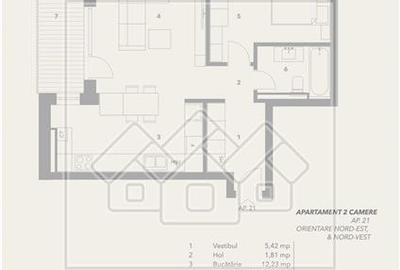 Apartament de vanzare in Sibiu - nou, 2 camere, bloc cu lift - 4