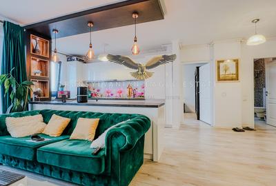 Apartament cu 2 camere semidecomandat, mobilat în Semicentral