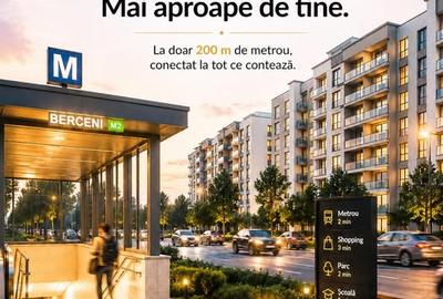 2 camere decomandat - 4 min Metrou Berceni - Apartament finalizat - 4