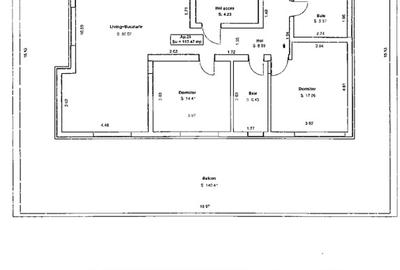 Penthouse 4 camere 117 mp si terasa 140 mp zona Kaufland Doamna Stanca - 12