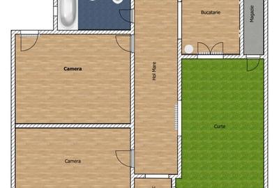 Casa de vanzare la pret de apartament - 1