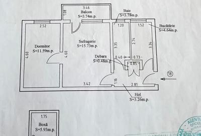 Apartament 2 camere -Tomis Nord -Boema -76.000 euro ( COD E2+E7) - 11