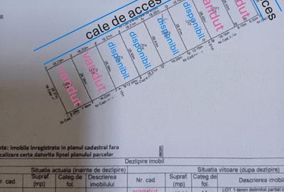Teren Construcții intravilan de 460 mp, în Miroslava