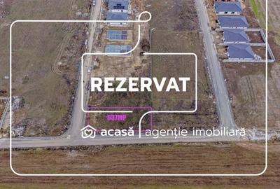 REZERVAT - Teren 637 mp | 2 fronturi stradale | Cartier Via Carmina - 1