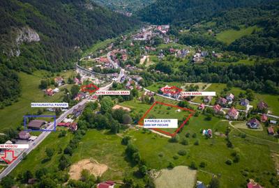 Teren intravilan plat in Bran, 1000 mp, vedere către Bucegi, utilitati - 6
