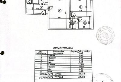 2 Camere Parter din 8 an 1982 Ideal Birou Firma Bloc Izolat Bucur Obor - 4