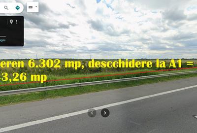 VÂNZARE TEREN - OPORTUNITATE EXCEPȚIONALA - LÂNGĂ AUTOSTRADA A1 ! - 1